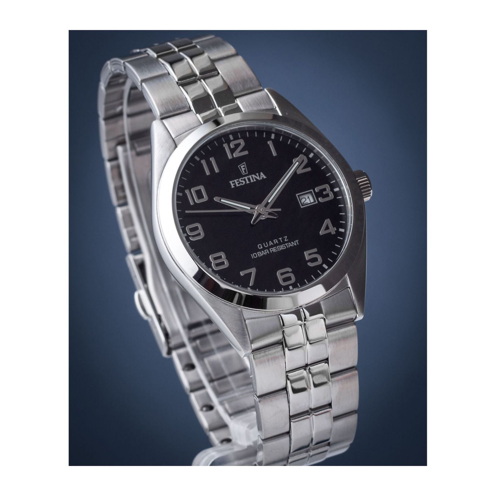 RELOJ PARA HOMBRE FESTINA CLASSIC METAL F20437/4 PLATEADO