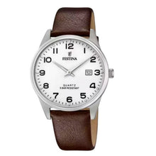 Cargar imagen en el visor de la galería, RELOJ CLÁSICO PARA HOMBRE FESTINA BLANCO F20512/1 - MARRÓN
