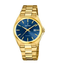 Cargar imagen en el visor de la galería, RELOJ  PARA HOMBRE FESTINA AZUL F20555/4 - DORADO
