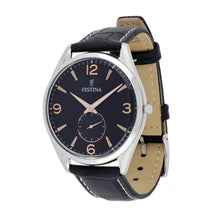 Cargar imagen en el visor de la galería, RELOJ CLÁSICO PARA HOMBRE FESTINA CLASSIC LEATHER F6870/3 - NEGRO
