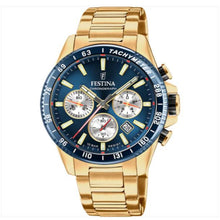 Cargar imagen en el visor de la galería, RELOJ  PARA HOMBRE FESTINA AZUL F20634/2 - DORADO
