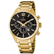 Cargar imagen en el visor de la galería, RELOJ  PARA HOMBRE FESTINA NEGRO F20633/3 - DORADO
