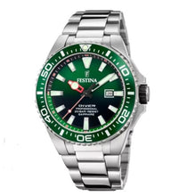 Cargar imagen en el visor de la galería, RELOJ  PARA HOMBRE FESTINA VERDE F20663/2 - PLATEADO

