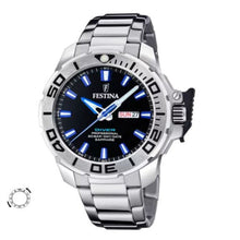 Cargar imagen en el visor de la galería, RELOJ  PARA HOMBRE FESTINA NEGRO F20665/3 - PLATEADO
