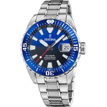 Cargar imagen en el visor de la galería, RELOJ  PARA HOMBRE FESTINA AZUL F20669/1 - PLATEADO
