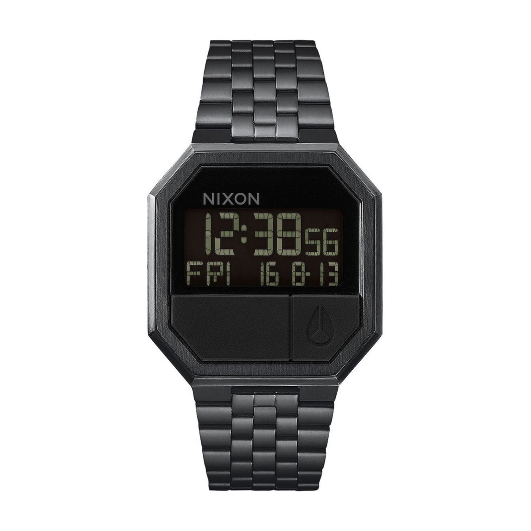 RELOJ  PARA HOMBRE NIXON RE-RUN ALL BLACK A158-001 - GRIS