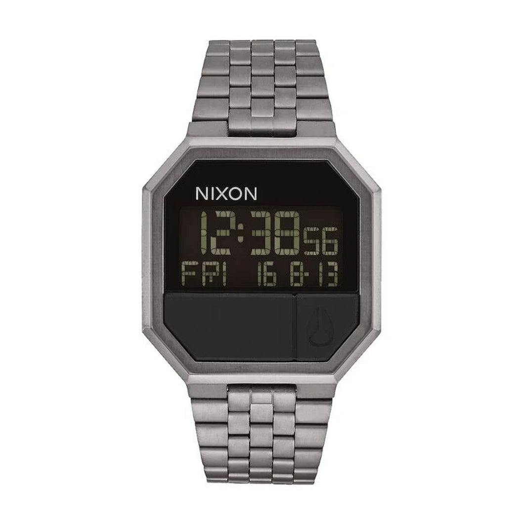 RELOJ  PARA HOMBRE NIXON RE-RUN ALL GUNMETAL A158-632 - PLATEADO