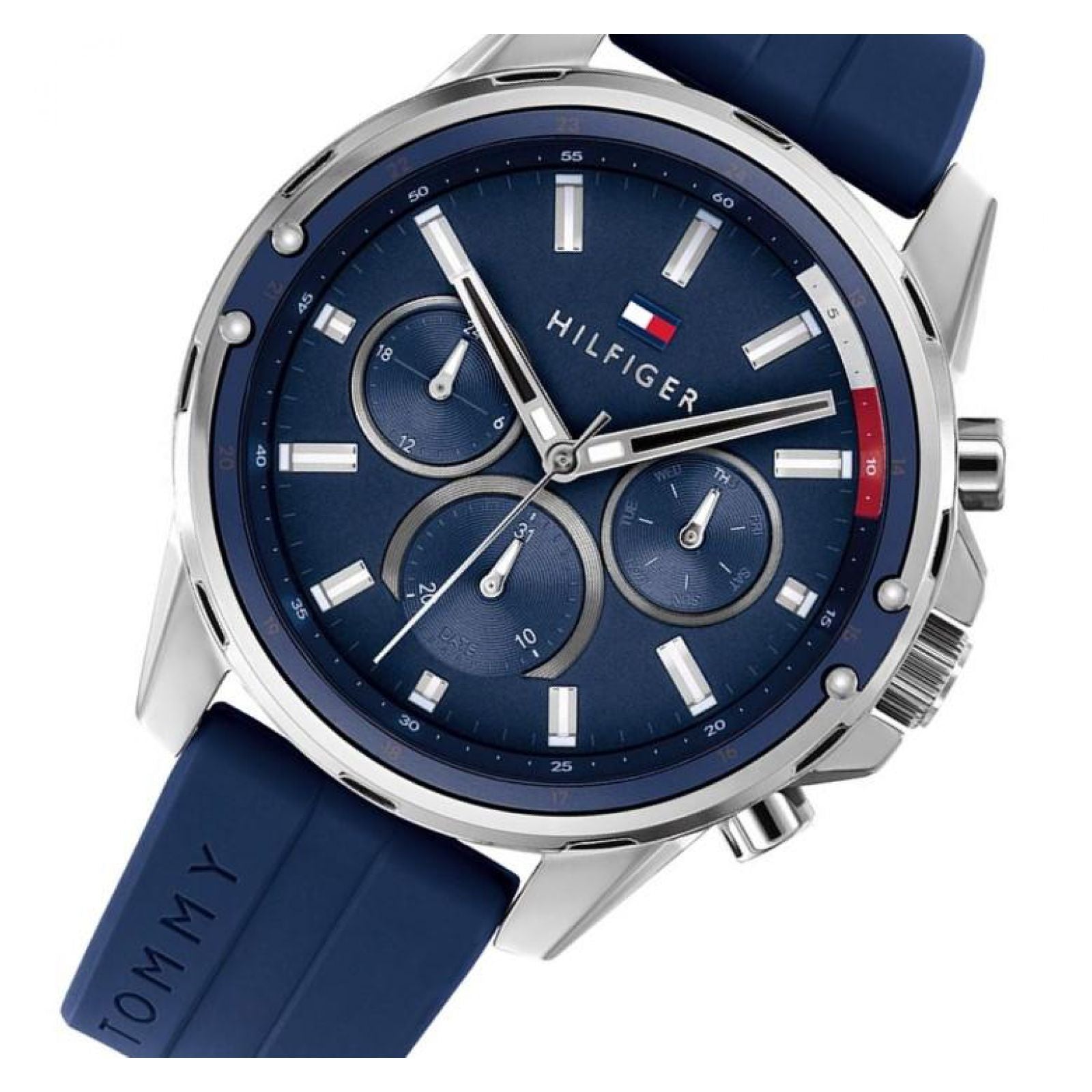 RELOJ DEPORTIVO PARA UNISEXO TOMMY HILFIGER 1791791 AZUL – Kronotime
