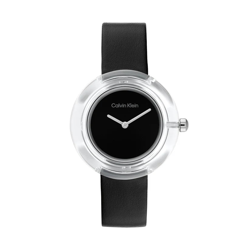 RELOJ CLÁSICO PARA MUJER CALVIN KLEIN 25200020 - NEGRO