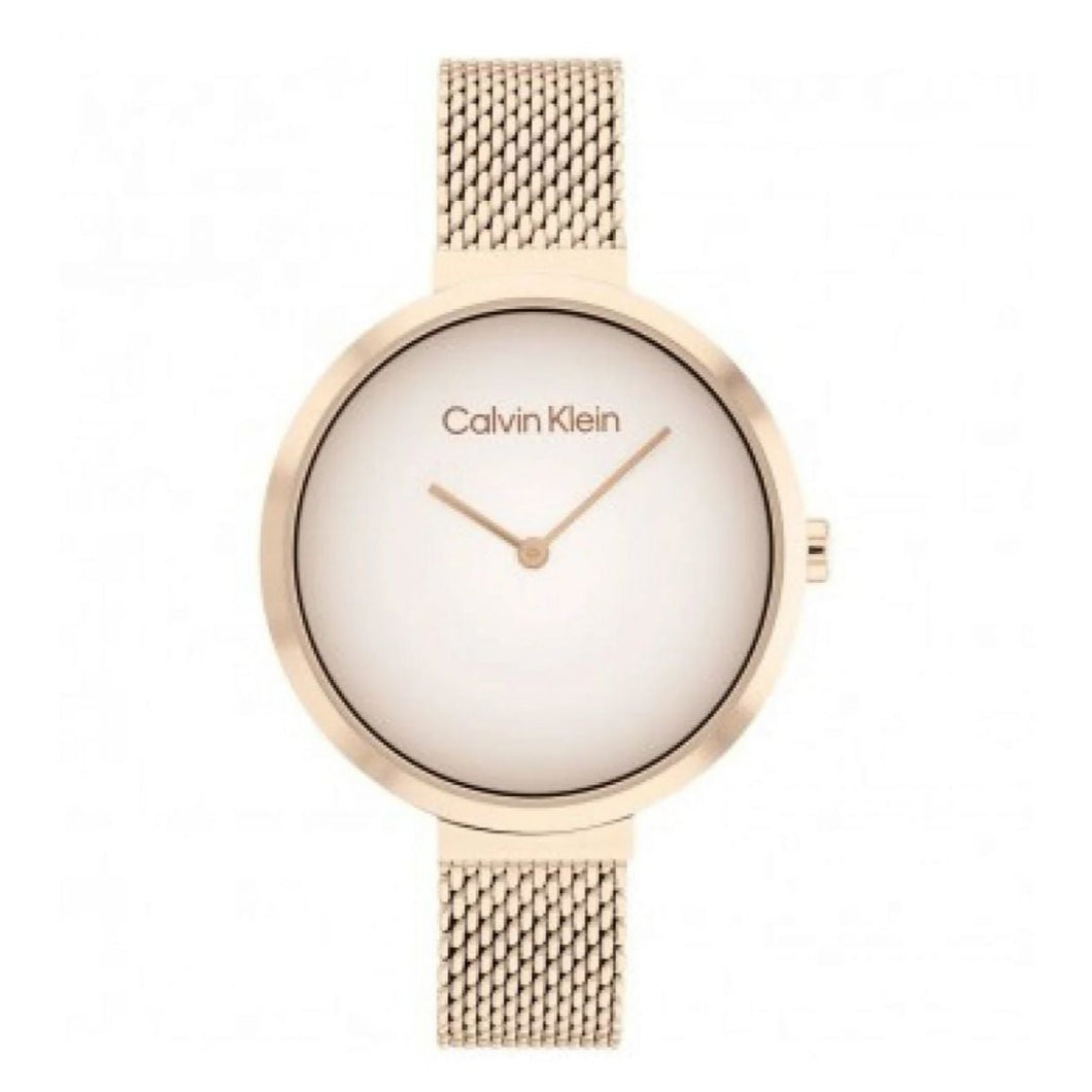 RELOJ  PARA MUJER CALVIN KLEIN MINIMALISTIC 25200080 - ORO ROSA