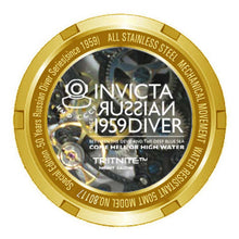 Cargar imagen en el visor de la galería, RELOJ  PARA HOMBRE INVICTA RUSSIAN DIVER 80117 - ORO NEGRO
