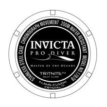 Cargar imagen en el visor de la galería, RELOJ  PARA HOMBRE INVICTA PRO DIVER 17878 - NEGRO, ACERO
