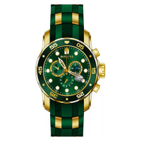 RELOJ  PARA HOMBRE INVICTA PRO DIVER 18196 - GREEN, GOLD