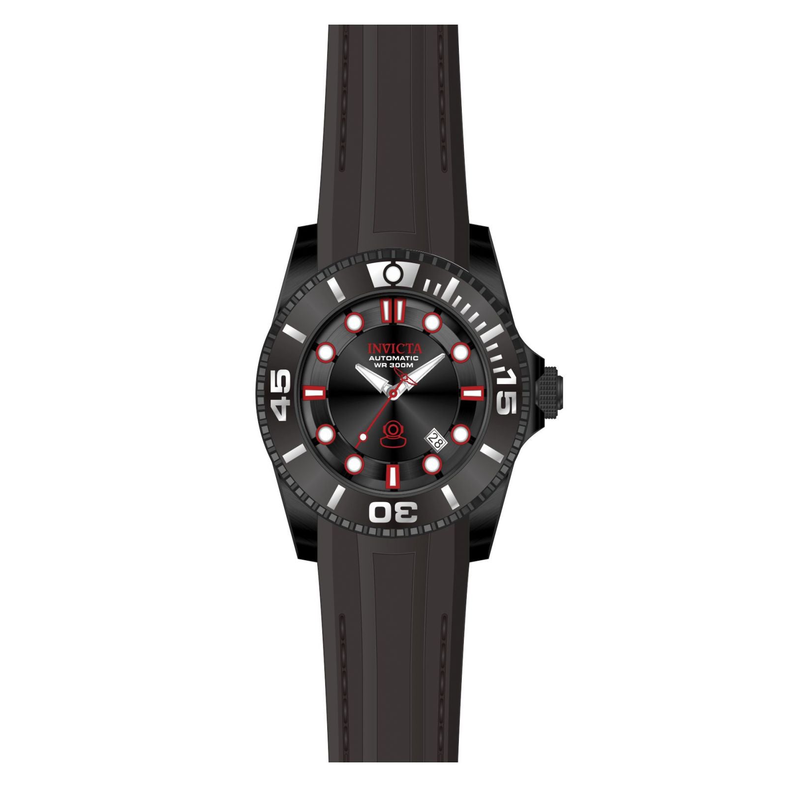 RELOJ DEPORTIVO PARA HOMBRE INVICTA PRO DIVER 20205 NEGRO ROJO