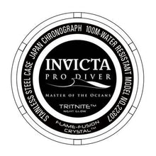 Cargar imagen en el visor de la galería, RELOJ  PARA HOMBRE INVICTA PRO DIVER 22307 - NEGRO, ACERO
