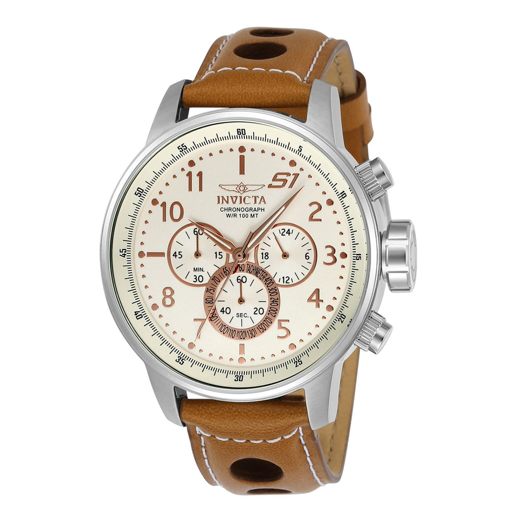 RELOJ CLÁSICO PARA HOMBRE INVICTA S1 RALLY 23596 MARRÓN CLARO