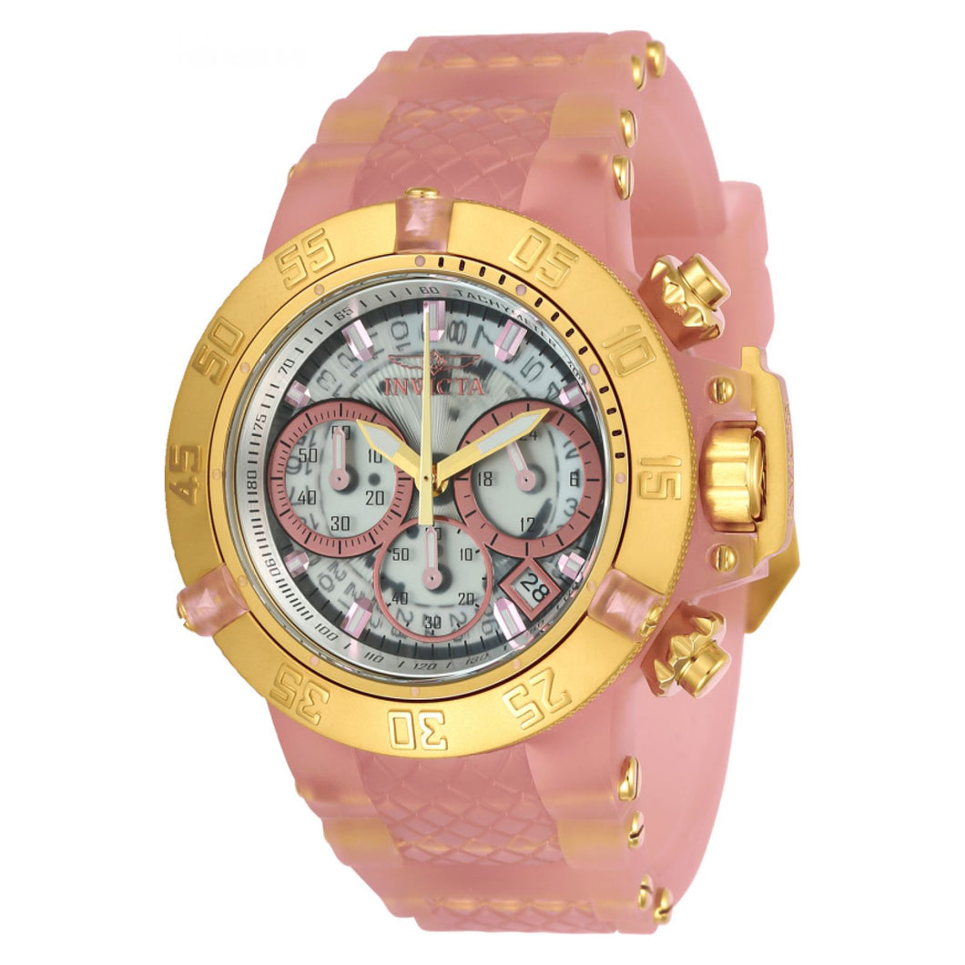 RELOJ DEPORTIVO PARA MUJER INVICTA SUBAQUA 24382 - ROSA, DORADO