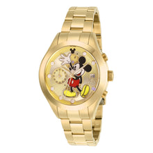 Cargar imagen en el visor de la galería, RELOJ MICKEY MOUSE PARA MUJER INVICTA DISNEY LIMITED EDITION 27399 - ORO
