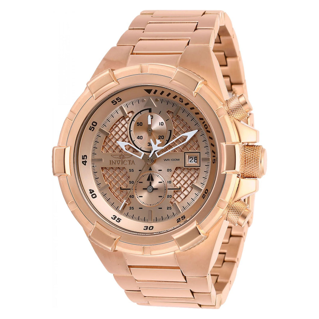 RELOJ  PARA HOMBRE INVICTA AVIATOR 28128 - ORO ROSA