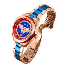 Cargar imagen en el visor de la galería, RELOJ MUJER MARAVILLA PARA MUJER INVICTA DC COMICS 31729 - AZUL, ORO ROSA
