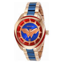 Cargar imagen en el visor de la galería, RELOJ MUJER MARAVILLA PARA MUJER INVICTA DC COMICS 31729 - AZUL, ORO ROSA

