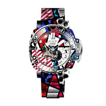 Cargar imagen en el visor de la galería, RELOJ  PARA HOMBRE INVICTA BRITTO 34359 - ROJO, MORADO, AZUL, NEGRO, BLANCO
