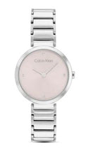 Cargar imagen en el visor de la galería, RELOJ  PARA MUJER CALVIN KLEIN MINIMALISTIC T BAR 25200138 - PLATEADO
