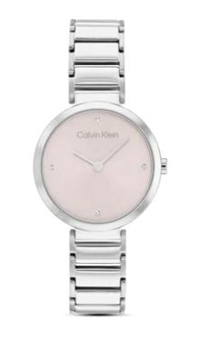 RELOJ  PARA MUJER CALVIN KLEIN MINIMALISTIC T BAR 25200138 - PLATEADO