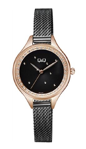 RELOJ  PARA MUJER Q&Q MUJER QB73J402Y - NEGRO