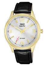 Cargar imagen en el visor de la galería, RELOJ CLÁSICO PARA HOMBRE Q&amp;Q SUPERIOR S00A-007PY - NEGRO
