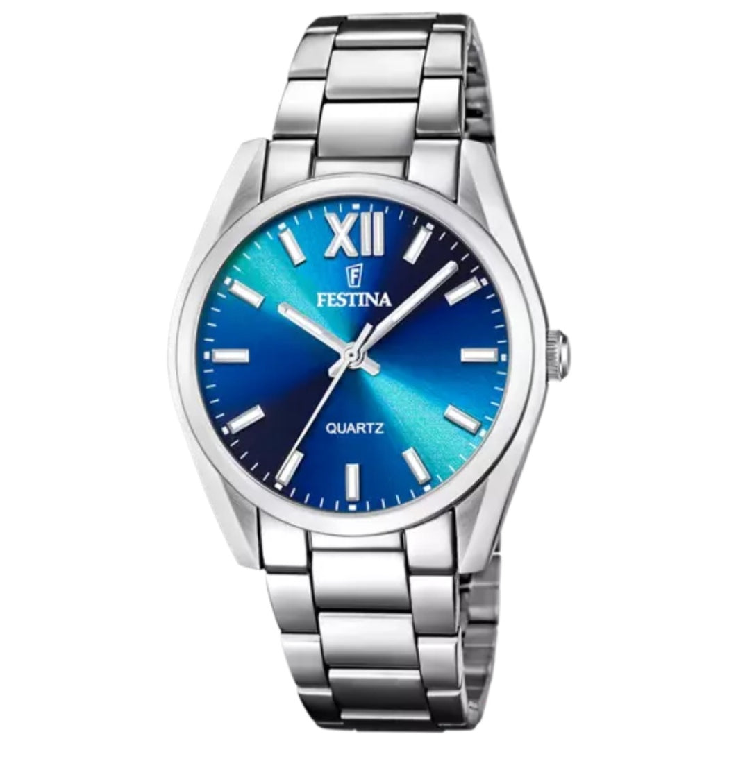 RELOJ  PARA MUJER FESTINA BOYFRIEND COLLECTION F20622/I - PLATEADO