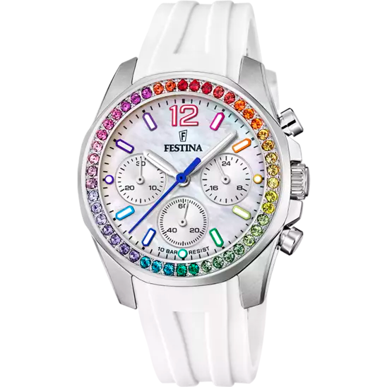 RELOJ DEPORTIVO PARA MUJER FESTINA BOYFRIEND F20610/2 - BLANCO