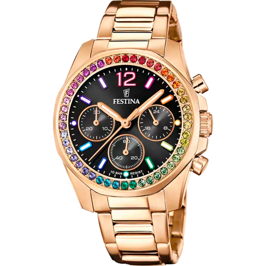 RELOJ PARA MUJER FESTINA BOYFRIEND F20639/3 - ORO ROSA