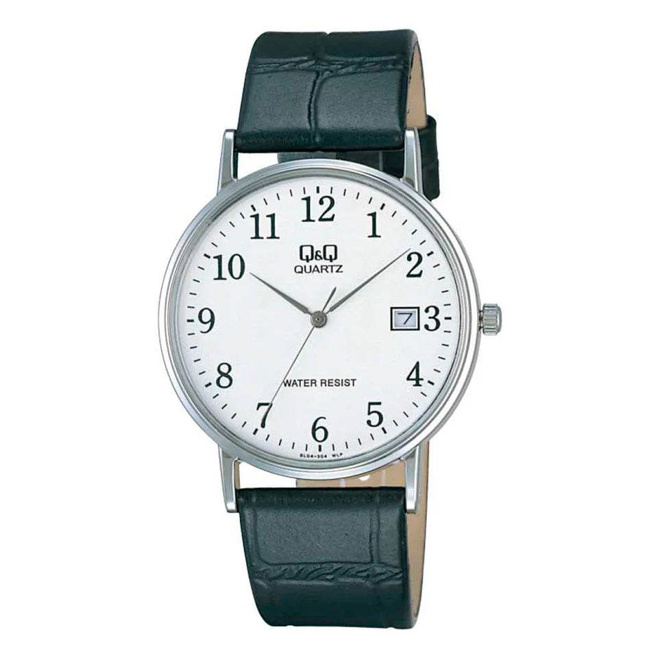 RELOJ CLÁSICO PARA HOMBRE Q&Q BL02J BL04J304Y - NEGRO