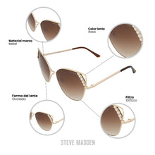 Cargar imagen en el visor de la galería, GAFAS STEVE MADDEN OUTLOOK X17055
