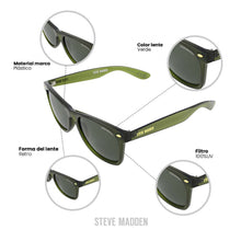 Cargar imagen en el visor de la galería, GAFAS STEVE MADDEN OUTLOOK MULBERRY X17125
