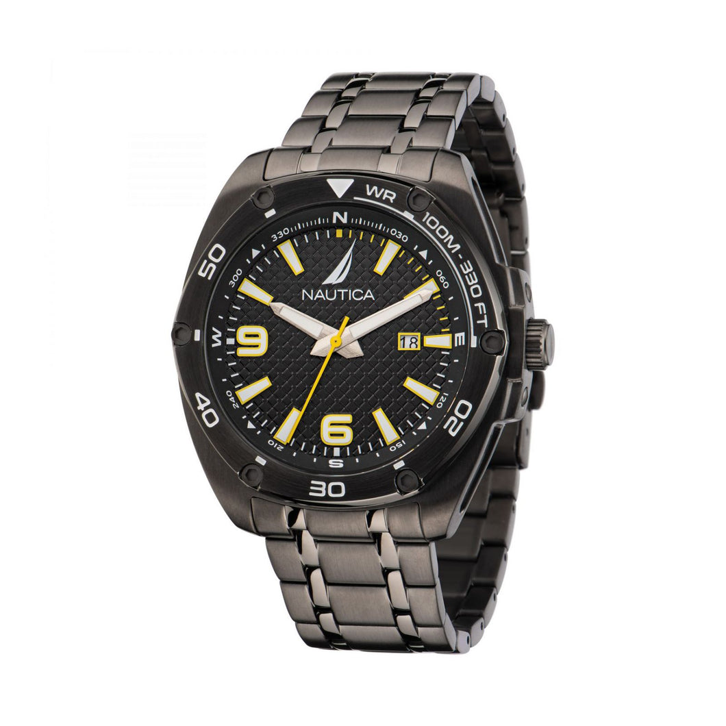 RELOJ  PARA HOMBRE NAUTICA TIN CAN BAY 3H NAPTCF204 - NEGRO