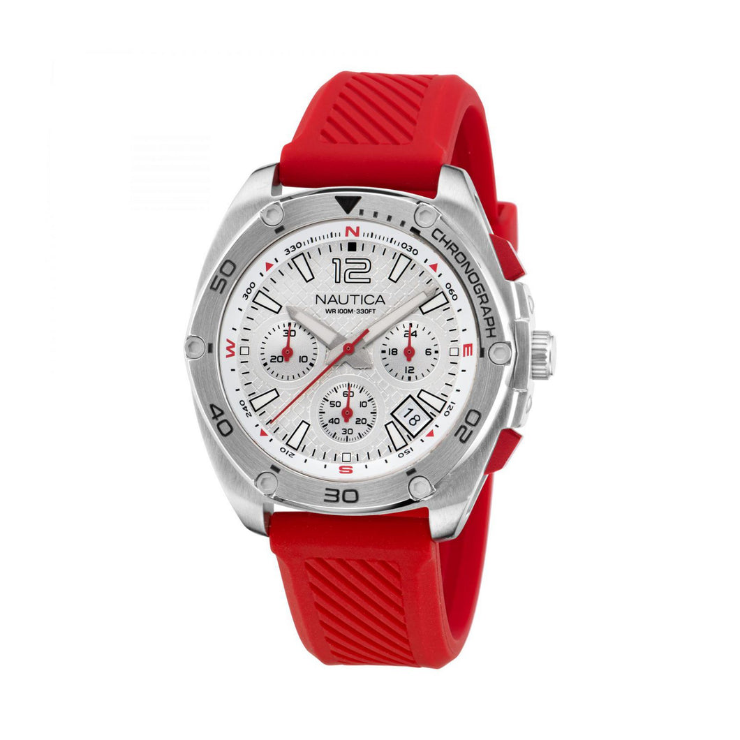 RELOJ DEPORTIVO PARA HOMBRE NAUTICA TIN CAN BAY NAPTCF205 - ROJO