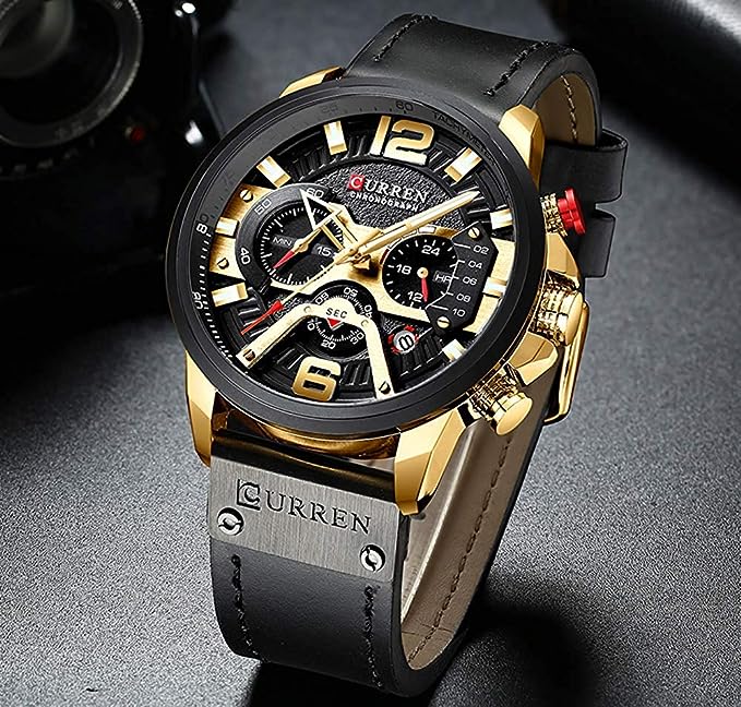 Precio clearance reloj curren negro