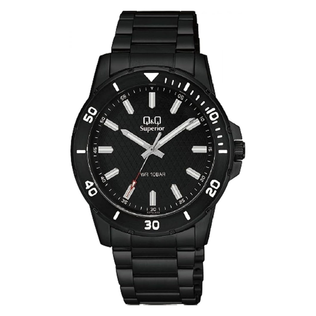 RELOJ  PARA HOMBRE Q&Q SUPERIOR S372J402Y - NEGRO
