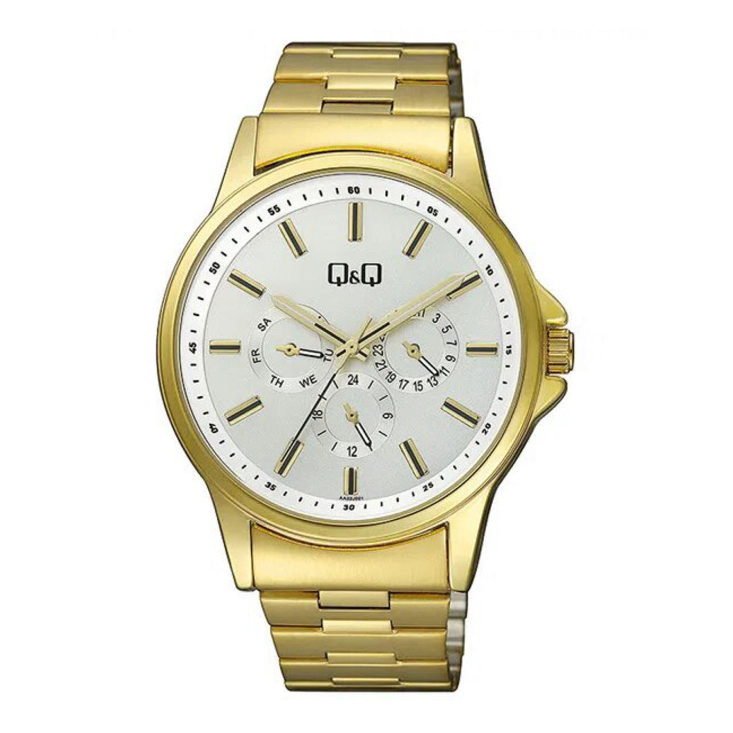 RELOJ  PARA HOMBRE Q&Q CLASSIC AA32J001Y - DORADO