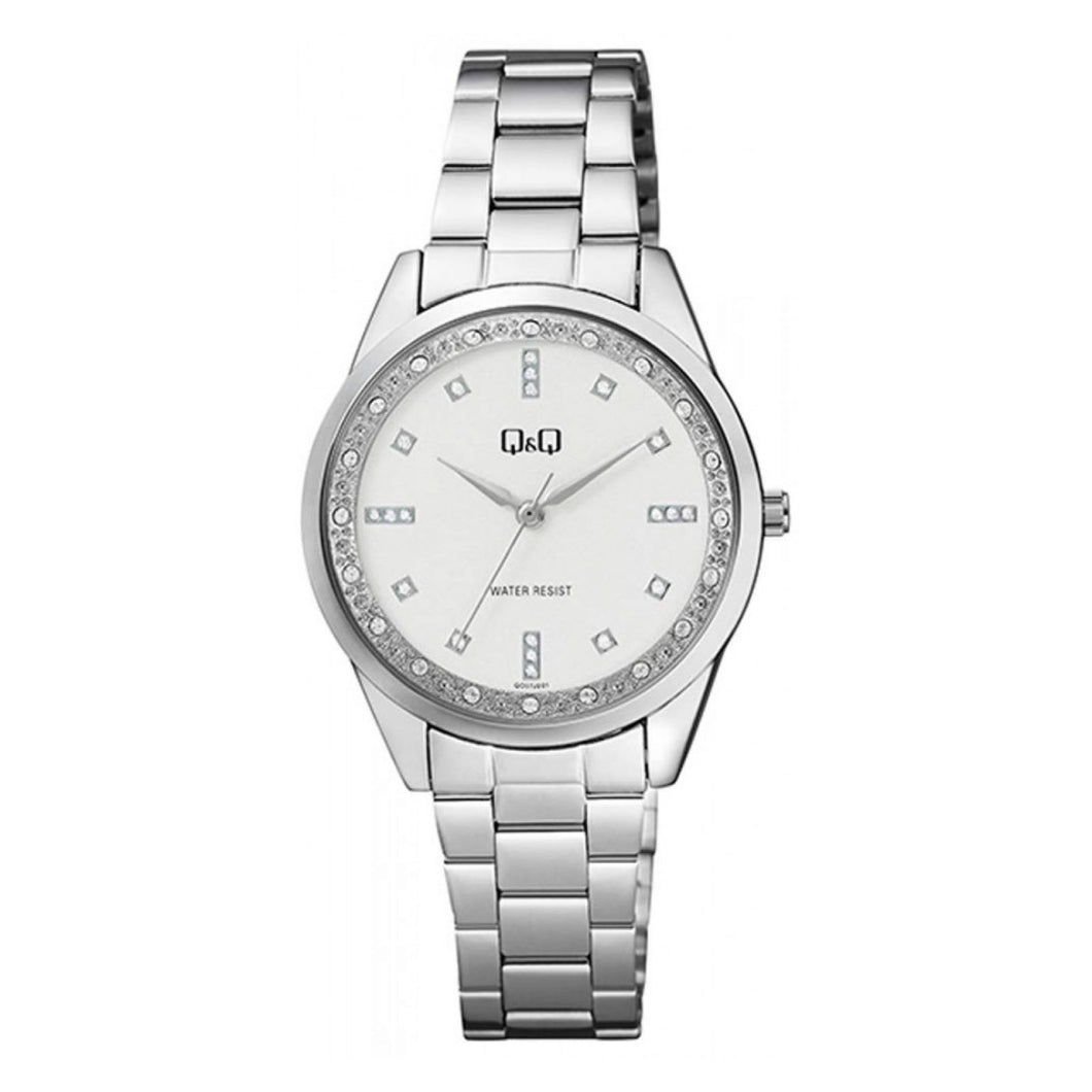 RELOJ PARA MUJER Q&Q QC07J201Y - PLATEADO