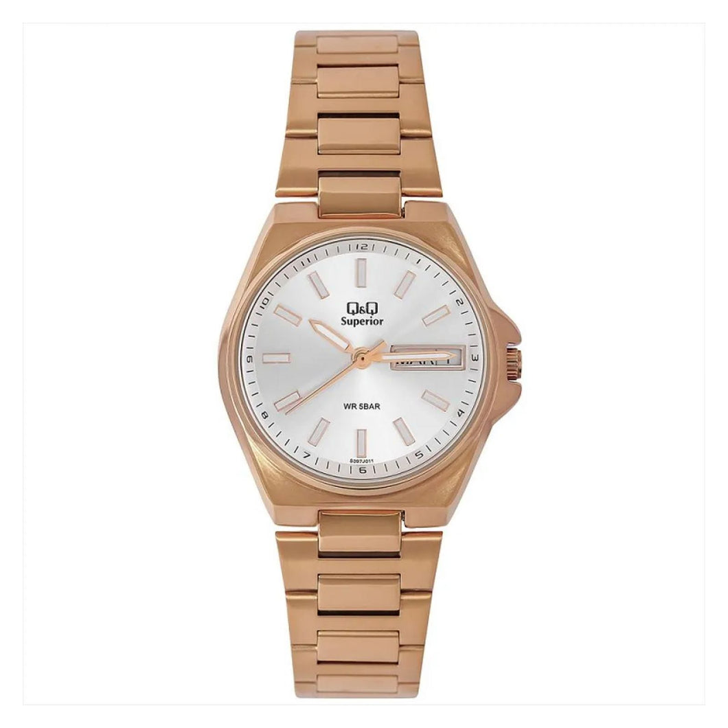 RELOJ  PARA MUJER Q&Q SUPERIOR S397J011Y - ORO ROSA