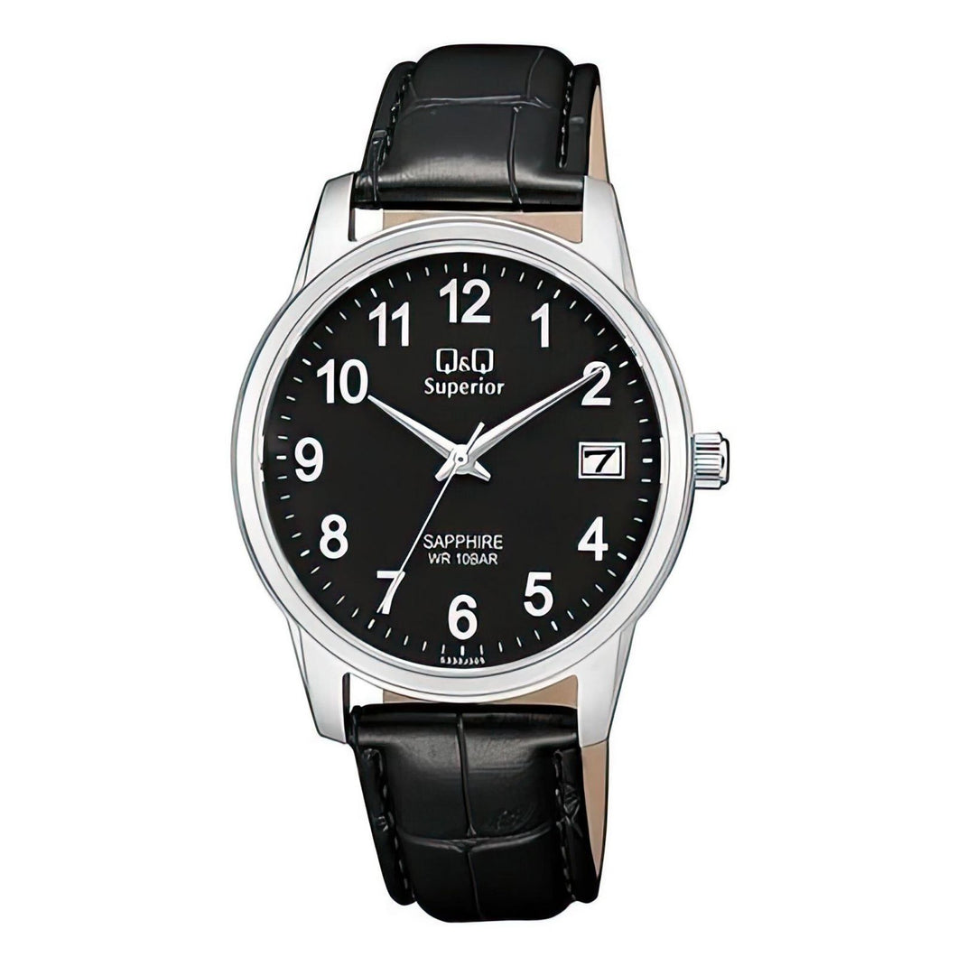 RELOJ CLÁSICO PARA HOMBRE Q&Q SUPERIOR S330J305Y - NEGRO