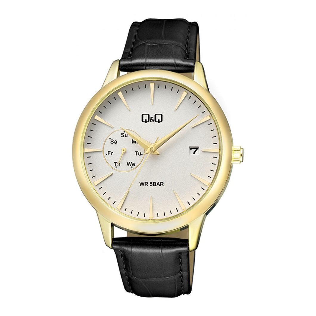 RELOJ CLÁSICO PARA HOMBRE Q&Q A12A A12A-005PY - NEGRO