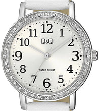 Cargar imagen en el visor de la galería, RELOJ CLÁSICO PARA MUJER Q&amp;Q Q32B Q32B-001PY - BLANCO
