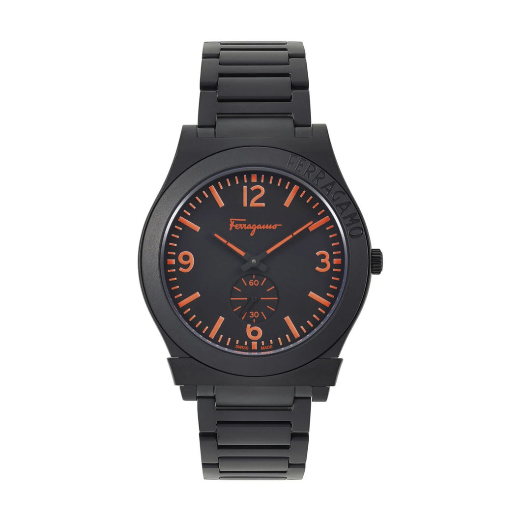 RELOJ CLÁSICO PARA HOMBRE FERRAGAMO GANCINI SFML00522 - NEGRO