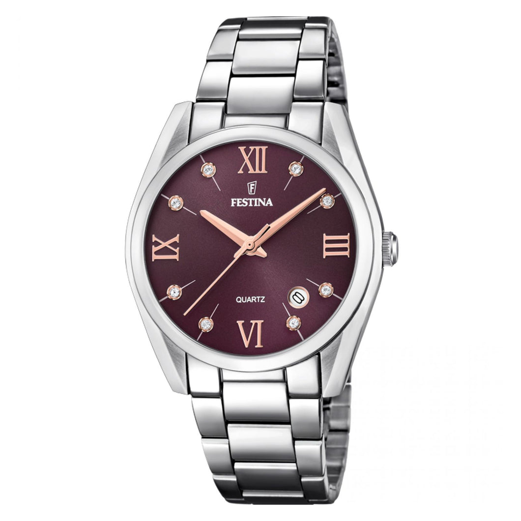 RELOJ  PARA MUJER FESTINA BOYFRIEND F16790/E - PLATEADO