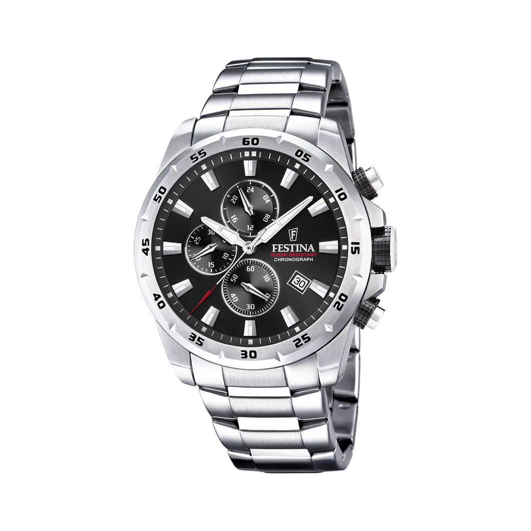 RELOJ FESTINA CHRONO SPORT F20463/4 - PLATEADO