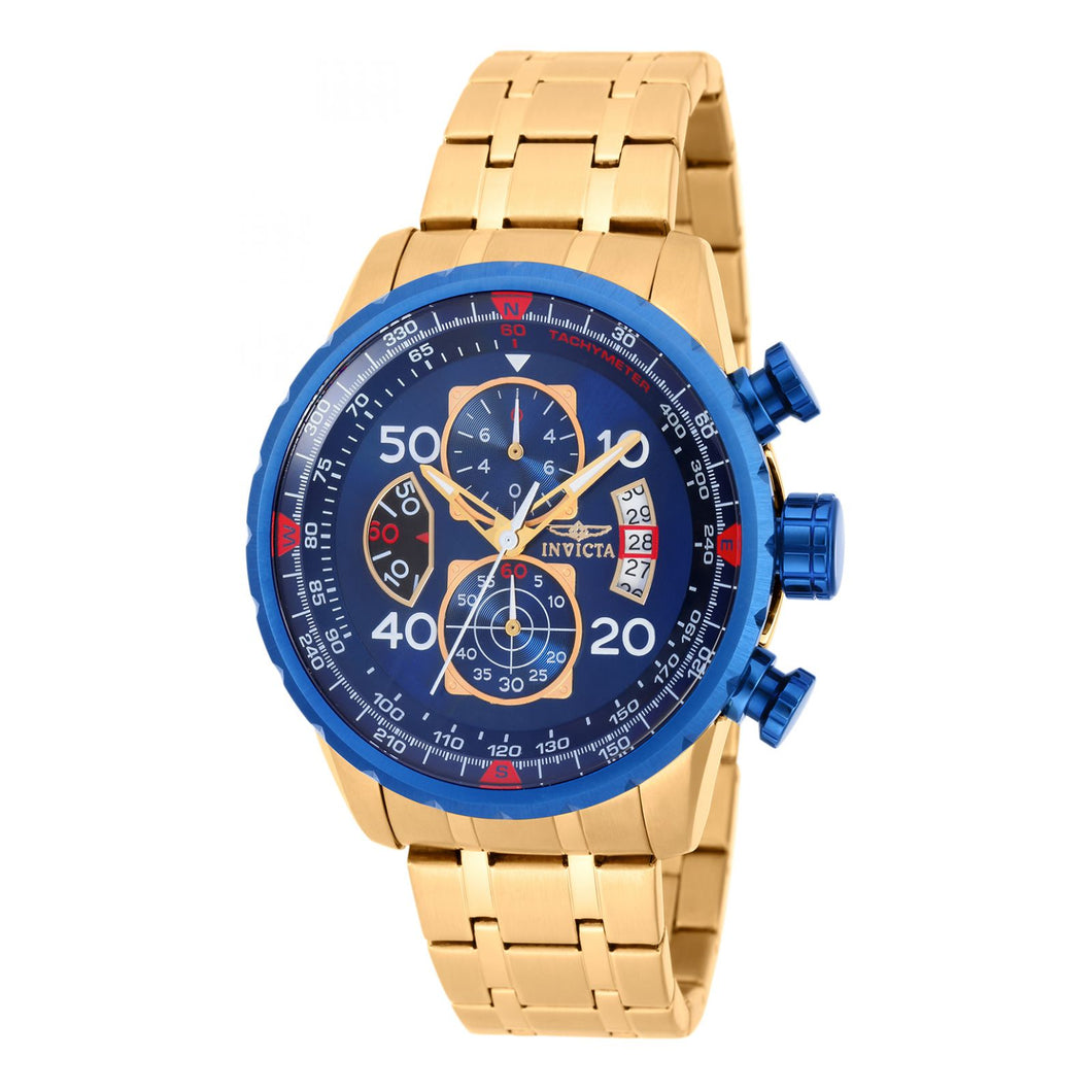 RELOJ  PARA HOMBRE INVICTA AVIATOR 19173 - DORADO